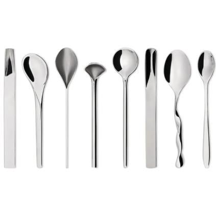 Cuillère à thé/café IL CAFFE/TE, set de 8 pc Alessi