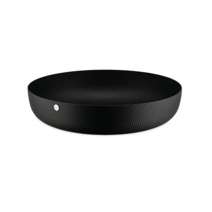 Coupe à fruits TEXTURE 29 cm, noir, Alessi