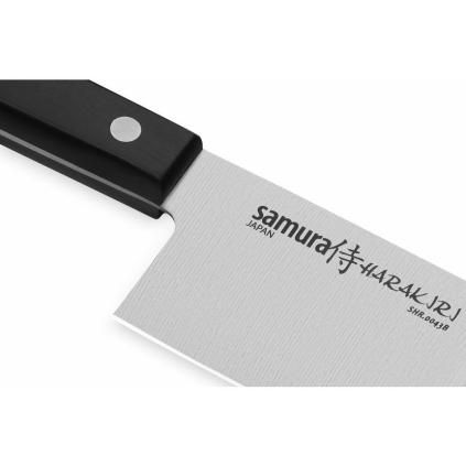 Couteau Nakiri HARAKIRI 17 cm, noir, Samura