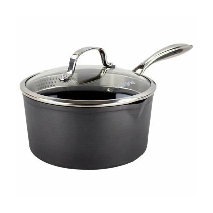 Casserole NEVERSTICK3 18 cm, 1,5 l, avec couvercle, aluminium, Eaziglide
