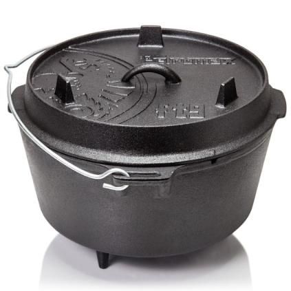 Marmite de cuisson en extérieur FT9 9 l, avec pieds, fonte, Petromax