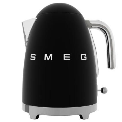 Bouilloire électrique KLF03BLMEU 1,7 l, noir mat, Smeg