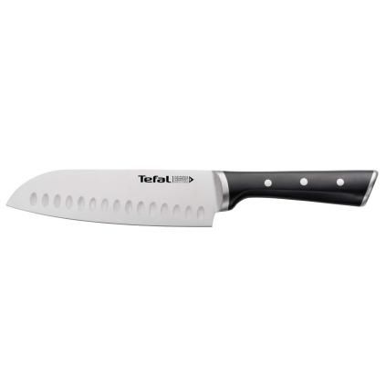 Couteau Santoku ICE FORCE K2320614 18 cm, inox, Tefal