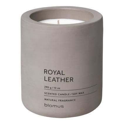 Bougie parfumée FRAGA ⌀ 9 cm, Cuir Royal, Blomus