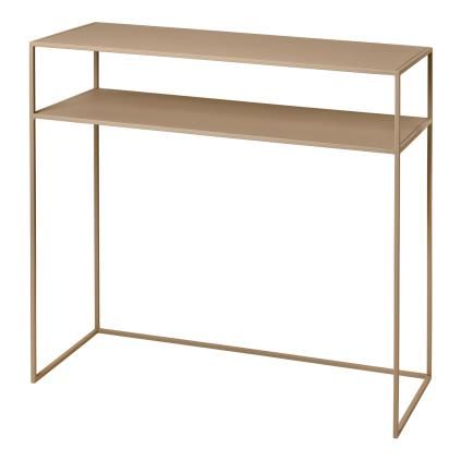 Table console FERA 85 cm, beige, acier, Blomus