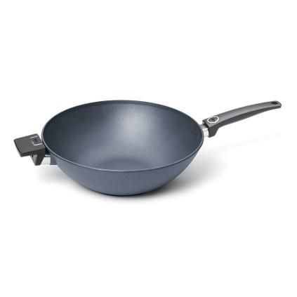 Wok DIAMOND LITE 34 cm, pour induction, titane, WOLL