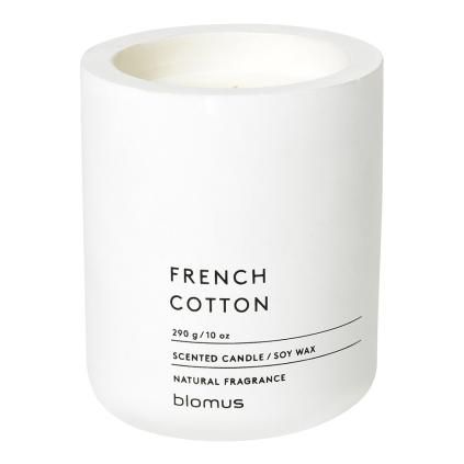 Bougie parfumée FRAGA, ⌀ 9 cm, Coton Français, Blomus