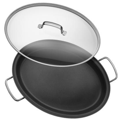 Poêle de service 38 x 26 cm, ovale, surface antiadhésive, WMF