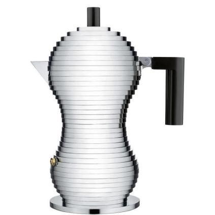 Cafetière espresso PULCINA 150 ml, noir, Alessi