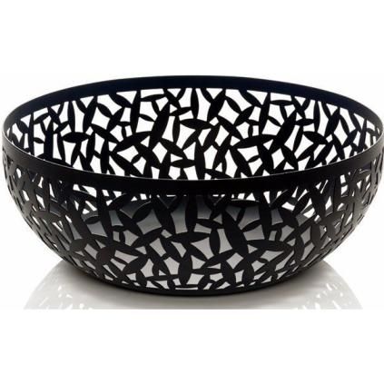 Coupe à fruits CACTUS! 29 cm, noir Alessi