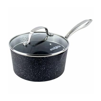 Casserole NEVERSTICK2 18 cm, 2 l, avec couvercle, aluminium, Eaziglide