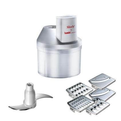 Râpe électrique SLICESY, gris clair, Bamix