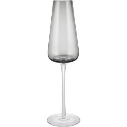 Flûte à champagne BELO, set de 2 pc, 200 ml, gris, Blomus