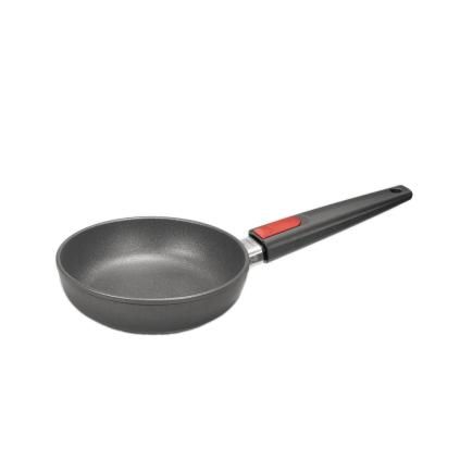 Poêle antiadhésive TITANIUM NOWO 20 cm, pour induction, poignée amovible, titane, WOLL