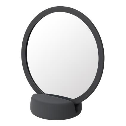 Miroir cosmétique SONO, gris foncé, Blomus