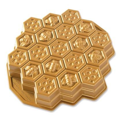 Moule à gâteau HONEYCOMB, or, Nordic Ware