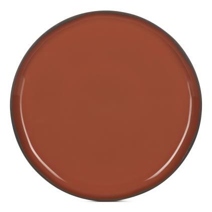 Assiette CARACTERE 26 cm, cannelle, REVOL