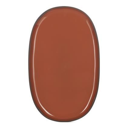 Plat de service CARACTERE 35 cm, cannelle, REVOL
