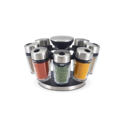 Pots à épices avec support, 8 pièces, Cole & Mason