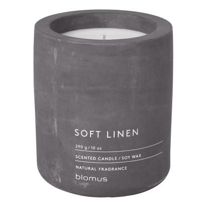 Bougie parfumée FRAGA ⌀ 9 cm, Lin Doux, Blomus