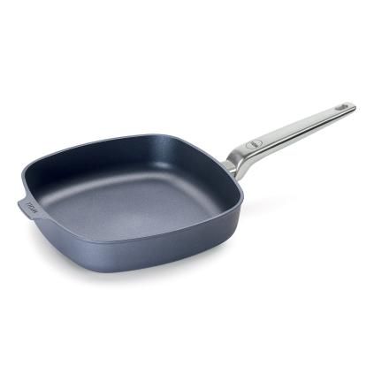 Poêle antiadhésive DIAMOND LITE PRO 26 x 26 cm, manche en acier inoxydable, WOLL