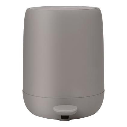 Poubelle de salle de bain SONO 5 l, taupe, Blomus