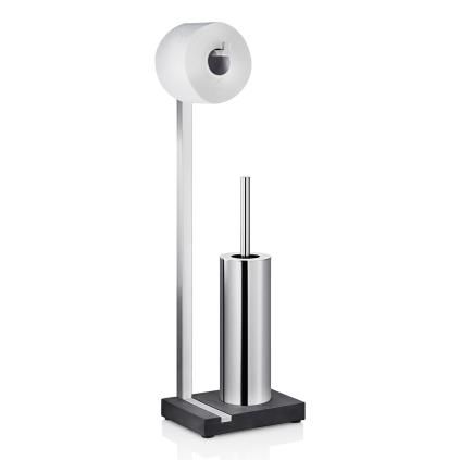 Assistant de toilettes MENOTO 68819, acier inoxydable mat, Blomus