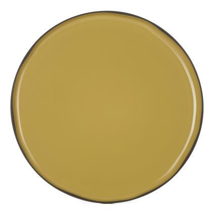 Plat de service CARACTERE 30 cm, curcuma, REVOL