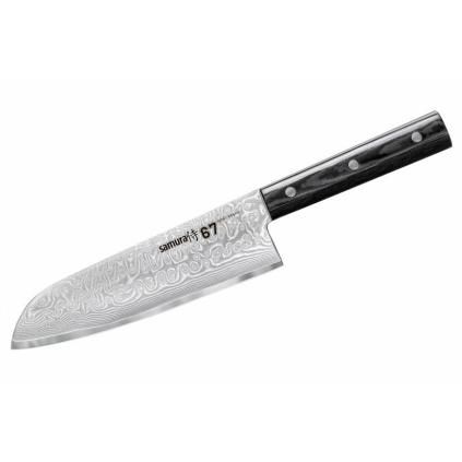 Couteau Santoku DAMASCUS 67 17,5 cm, Samura