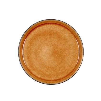 Assiette à dessert GASTRO 21 cm, noir/ambre, Bitz