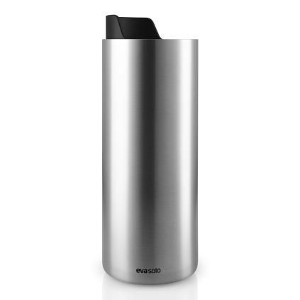 Mug de voyage TO GO 350 ml, couvercle noir, acier inoxydable, Eva Solo