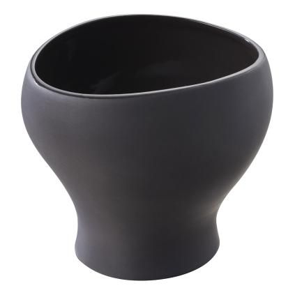 Bol à soupe LIKID 450 ml, glaçure noire à l'intérieur, REVOL