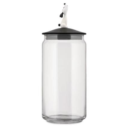 Bocal de nourriture pour chien LULAJAR, 1,5 l, noir, Alessi