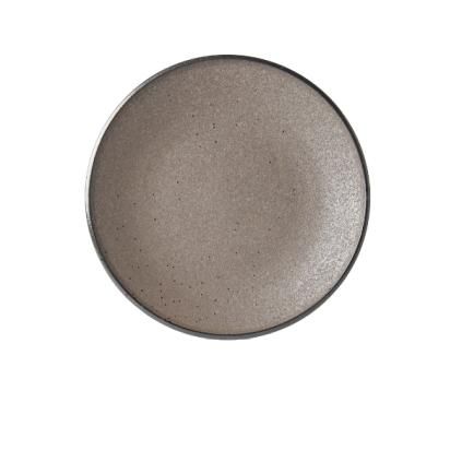 Assiette à dessert EARTH BLACK 25 cm, MIJ