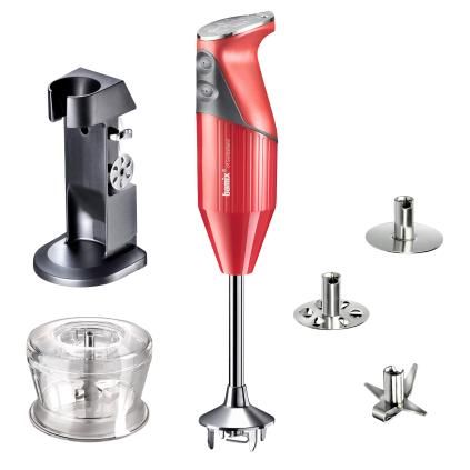 Mixeur plongeant DELUXE type D, 200 W, rouge, Bamix