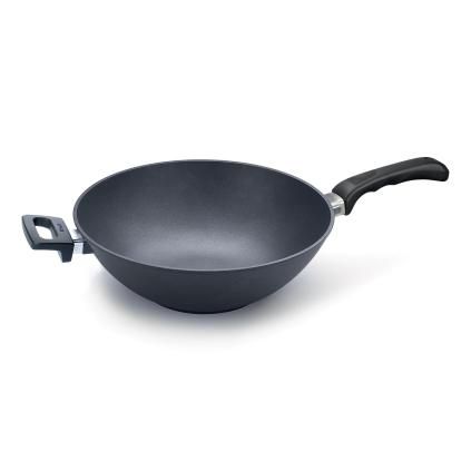 Wok TITANIUM NOWO 32 cm, pour induction, titane, WOLL