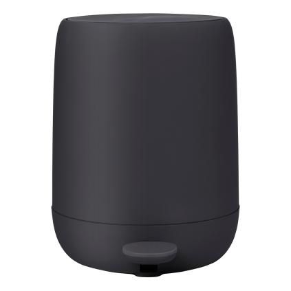 Poubelle de salle de bain SONO 5 l, gris foncé, Blomus
