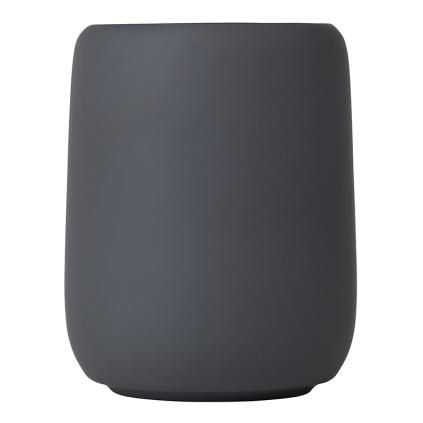 Verre porte brosse à dent SONO, gris foncé, Blomus