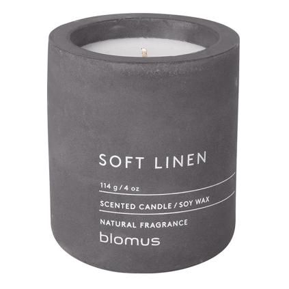Bougie parfumée FRAGRA ⌀ 6,5 cm, Lin Doux, Blomus