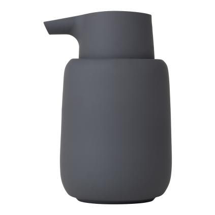 Distributeur de savon liquide SONO, gris foncé, Blomus