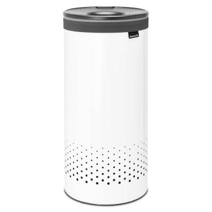 Bac à linge 35 l, avec couvercle en plastique, blanc, Brabantia