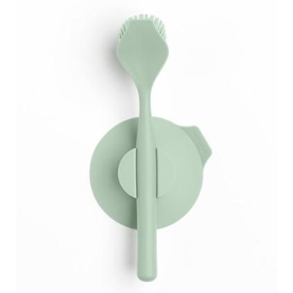 Brosse à vaisselle, avec ventouse, vert, Brabantia