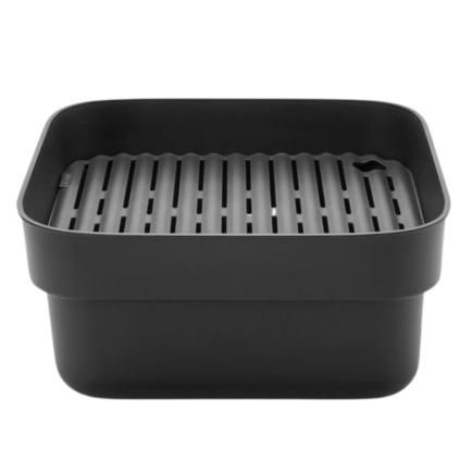 Bac à vaisselle, avec égouttoir, gris foncé, Brabantia