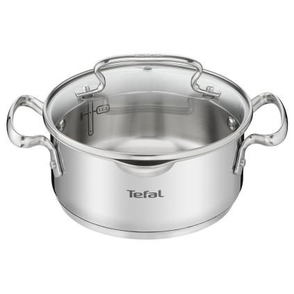 Faitout DUETTO+ G7194355 18 cm, avec couvercle de marmite, Tefal