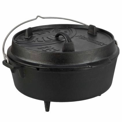 Marmite de cuisson en extérieur FT6 7 l, avec pieds, fonte, Petromax