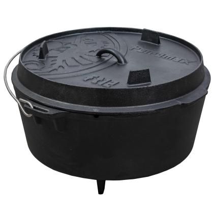 Marmite de cuisson en extérieur FT12, 12,8 l, avec pieds, fonte, Petromax