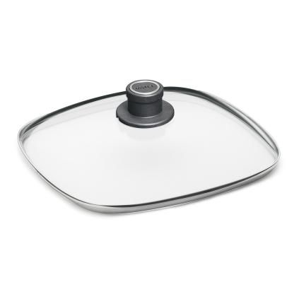 Couvercle de poêle 26 x 26 cm, en verre, WOLL