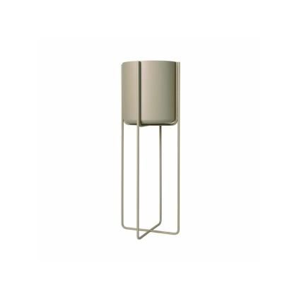 Pot de fleur sur pied KENA 80 cm, beige, Blomus