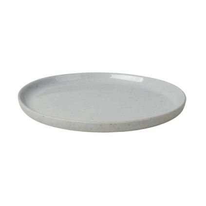 Assiette à dessert SABLO 14 cm, gris clair, Blomus