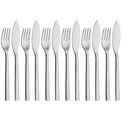 Ménagère à poisson NUOVA, 12 pièces, WMF